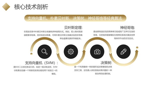 黑金色商业项目行业分析报告PPT模板