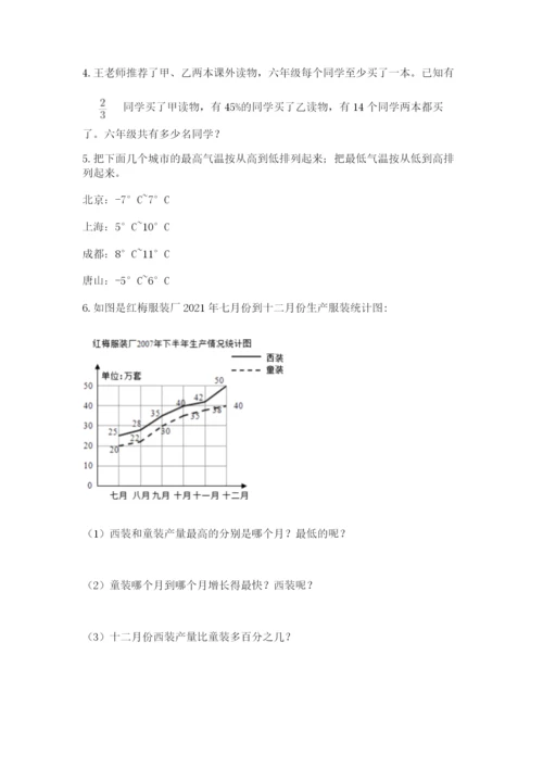 郑州外国语中学小升初数学试卷一套.docx