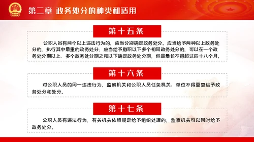 公职人员处分法通用PPT模板
