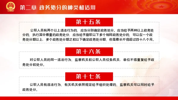 公职人员处分法通用PPT模板