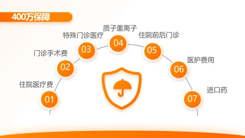 橙色大气保险公司行业工作总结计划动态PPT