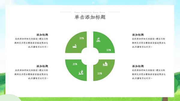 绿色环保生态环境城市绿化工作总结汇报ppt