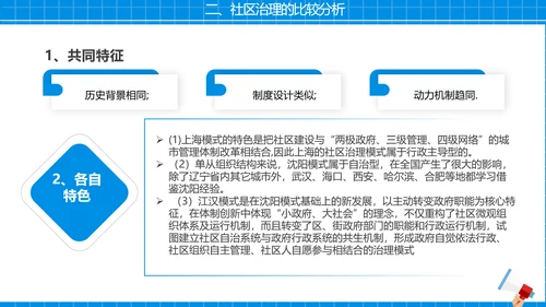 社区治理，社区街道办PPT模板