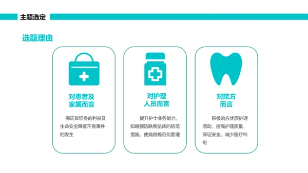绿色简约可视图表跌倒品管圈PPT品管圈医疗质量管理品管圈