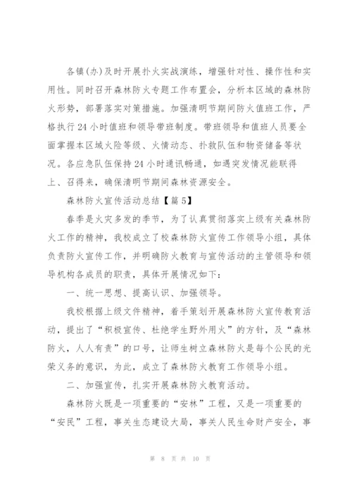 森林防火宣传活动总结2022.docx