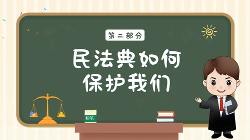 民法典进校园学生学习民法典法律知识教育PPT课件