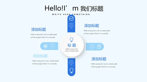 蓝色时尚医药医疗报告动态PPT
