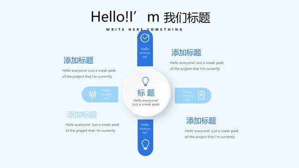 蓝色时尚医药医疗报告动态PPT