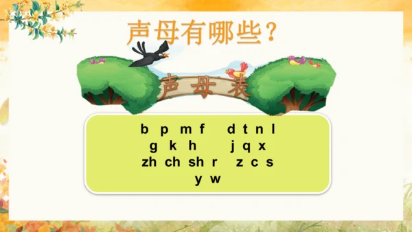 统编版语文一上第四单元单元整理课 课件