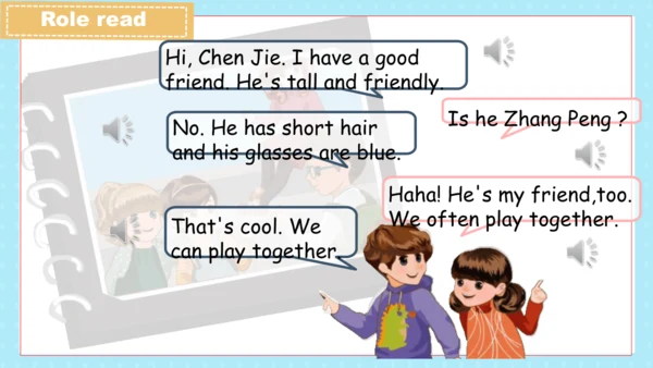 Unit 3 My friends B Let's learn 课件(共41张PPT)