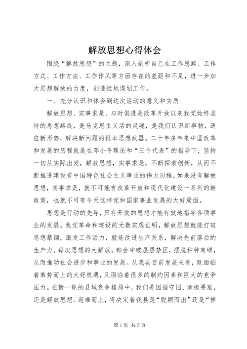 解放思想心得体会 (28).docx