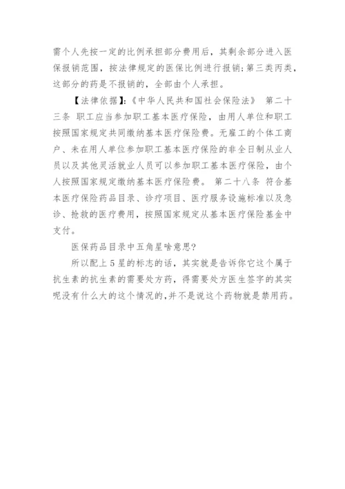 医保药品目录甲类和乙类的区别是什么（最新）.docx