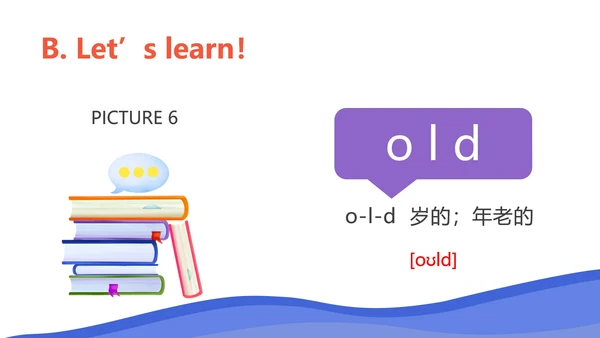 卡通三年级英语上《Myself》课件PPT模板