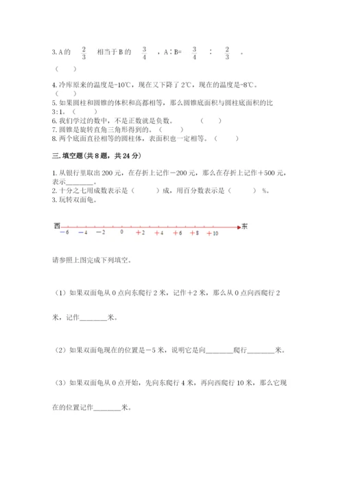 小升初数学期末测试卷及参考答案（培优a卷）.docx