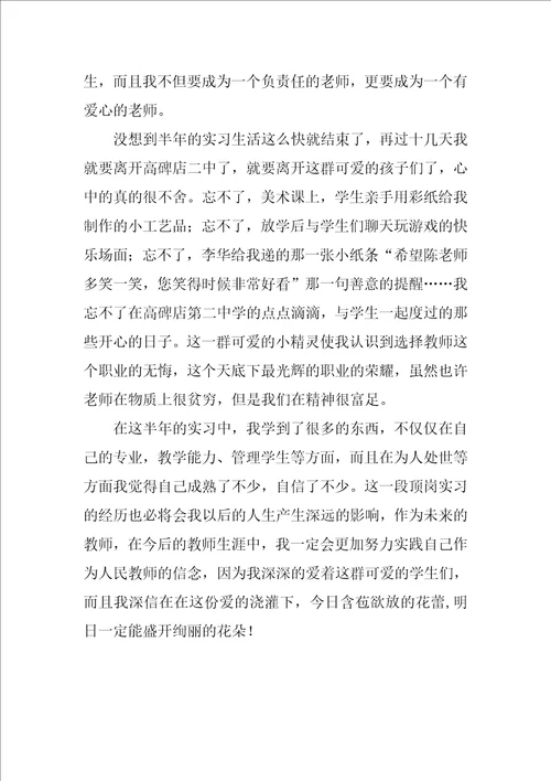 顶岗实习个人总结,顶岗实习总结