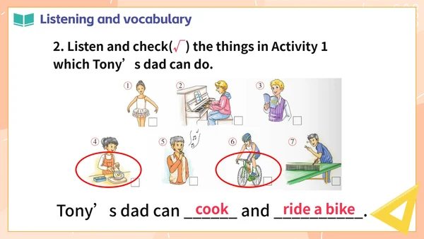 彩色卡通手绘小学英语说课设计PPT模板