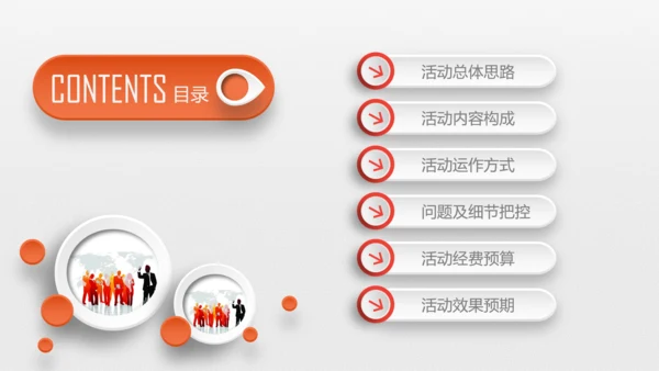 组织营销活动策划书方案商务PPT模板