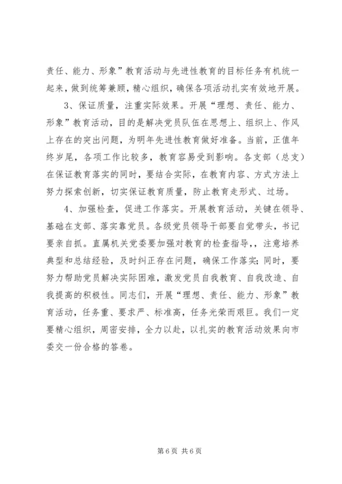 党员中开展“理想、责任、能力、形象”教育活.docx
