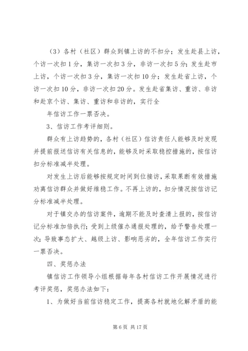 镇信访稳定综合整治月活动实施方案.docx