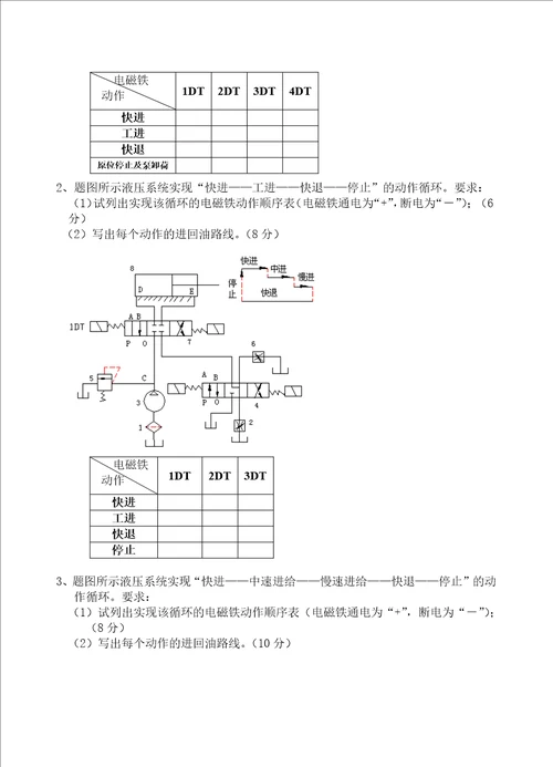 中职机械常识期末试题