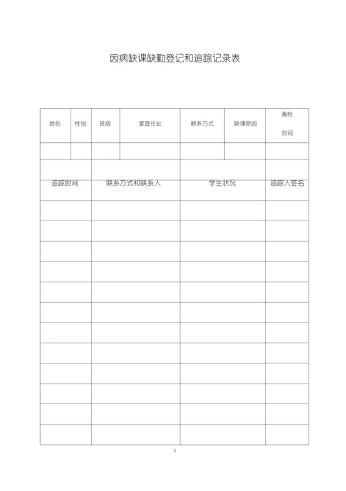 校外补习机构防疫表格.docx