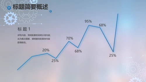 蓝色大气项目工作情况汇报计划PPT