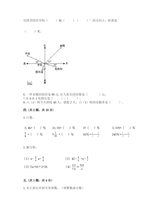 小学毕业班数学检测卷含答案【突破训练】.docx