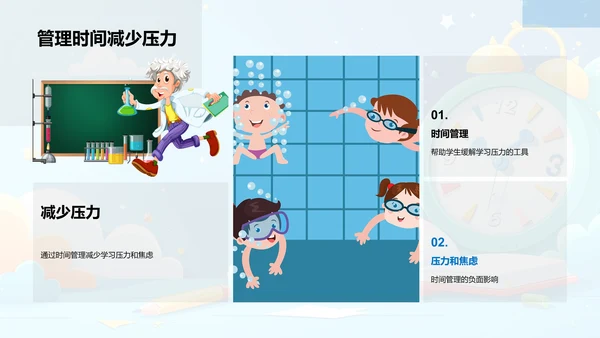 学生时效管理讲解PPT模板