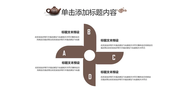 中国风茶文化茶叶产品介绍PPT模板