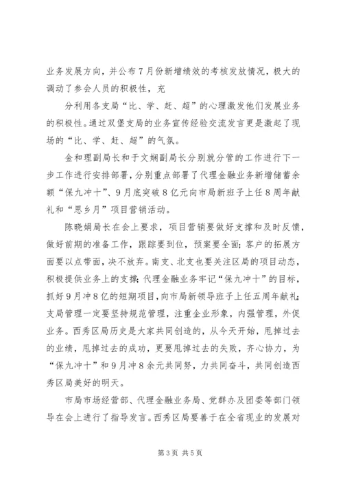 经营分析会安排情况 (3).docx