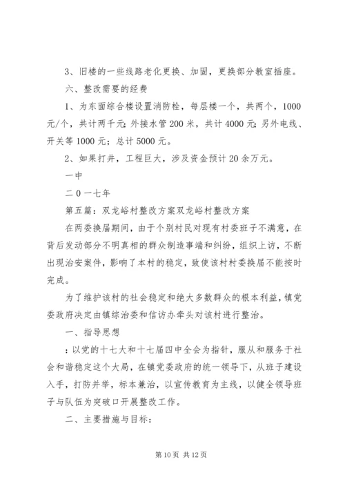 龙庭五一安全整改方案.docx