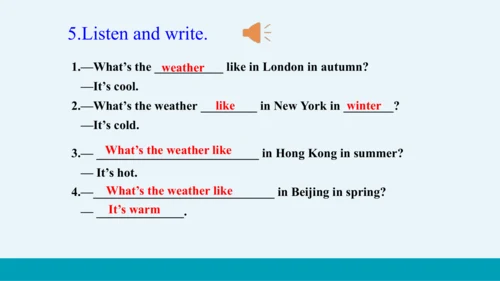 【轻松备课】外研版初中英语七年级上Starter Module 4 Unit 2教学课件