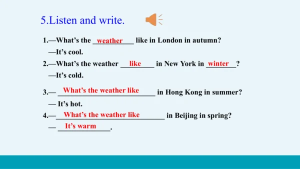 【轻松备课】外研版初中英语七年级上Starter Module 4 Unit 2教学课件