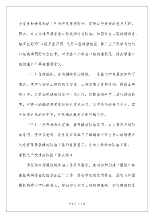 2022学校慢性病防控工作计划.docx