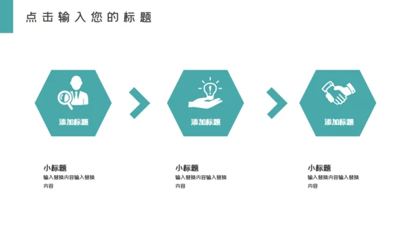 绿色层次感工作汇报通用PPT模板