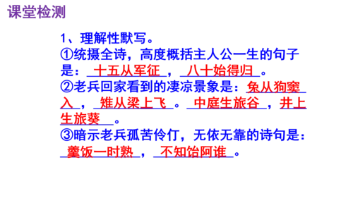 第24课《十五从军征》精品实用高效课件(共18张PPT)