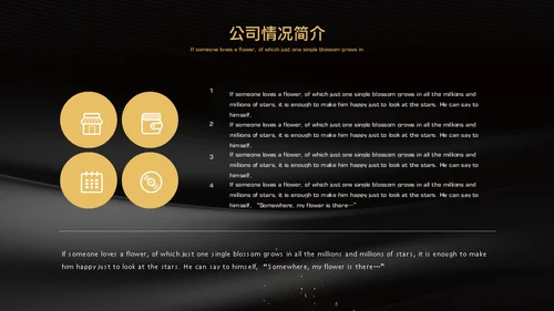 黑金奢华高端房地产商业计划书通用PPT模板