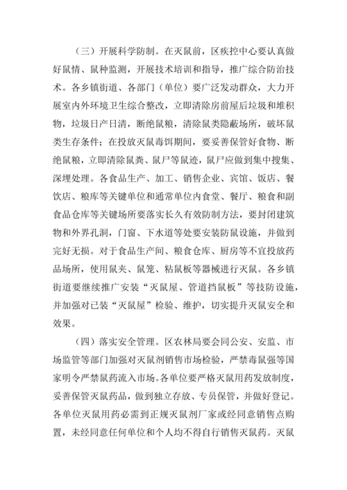 全春季统一灭鼠活动专业方案.docx