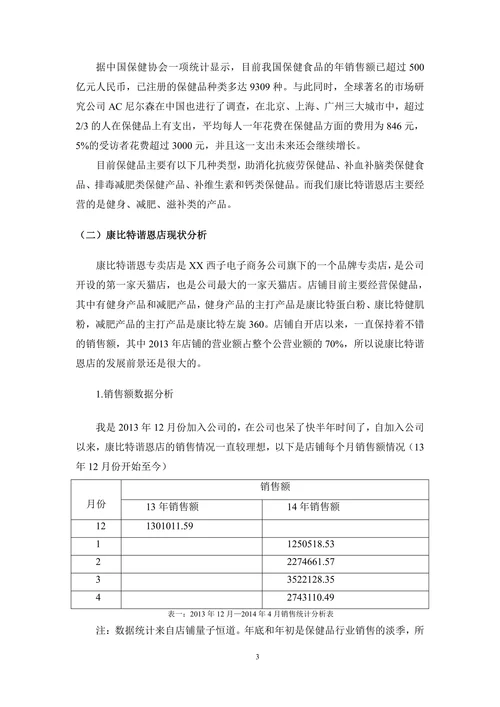 淘宝店铺运营中的数据分析