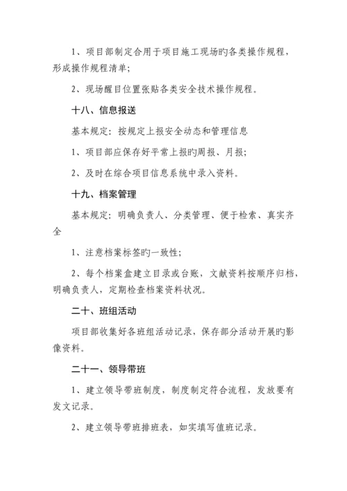 迎接集团检查考核要点.docx