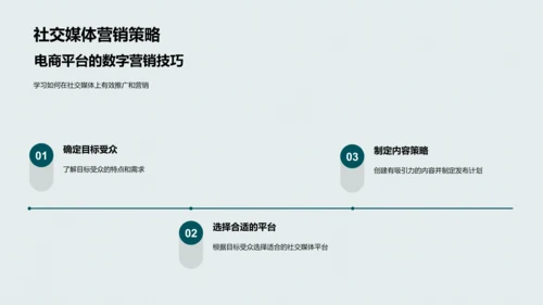 地产电商销售策略PPT模板