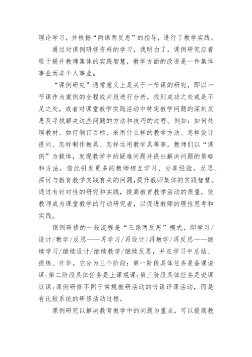 教师校本研修总结报告.docx