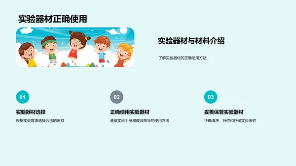 化学实验课探索PPT模板
