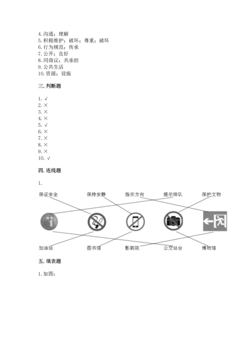 部编版五年级下册道德与法治期末测试卷有答案.docx