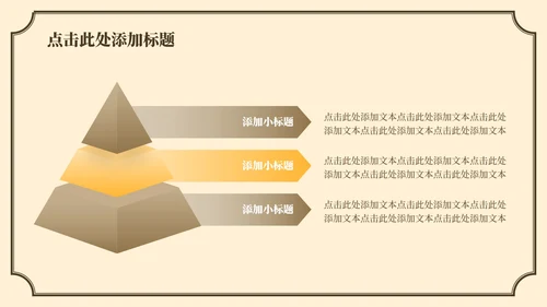 黄色中国风长恨歌教学课件PPT模板
