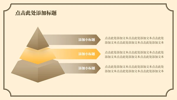 黄色中国风长恨歌教学课件PPT模板