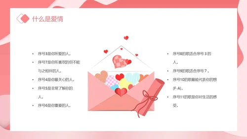 粉色卡通插画剪纸风大学生恋爱观主题班会动态PPT