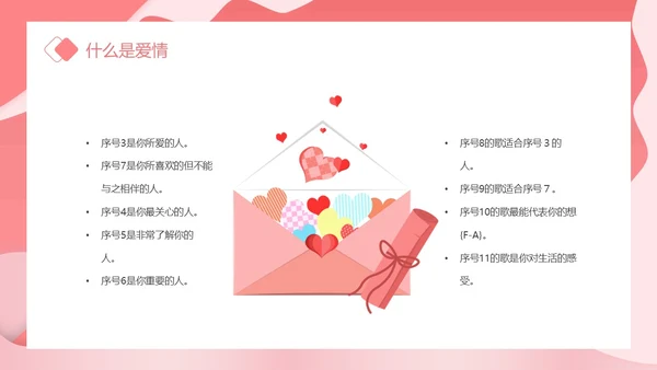 粉色卡通插画剪纸风大学生恋爱观主题班会动态PPT