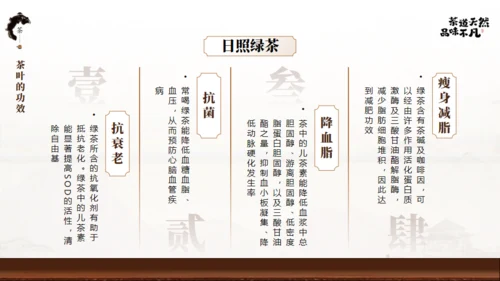 非遗文化茶道天然品味不凡通用PPT模板