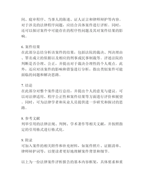 论文法律案件评析报告.docx